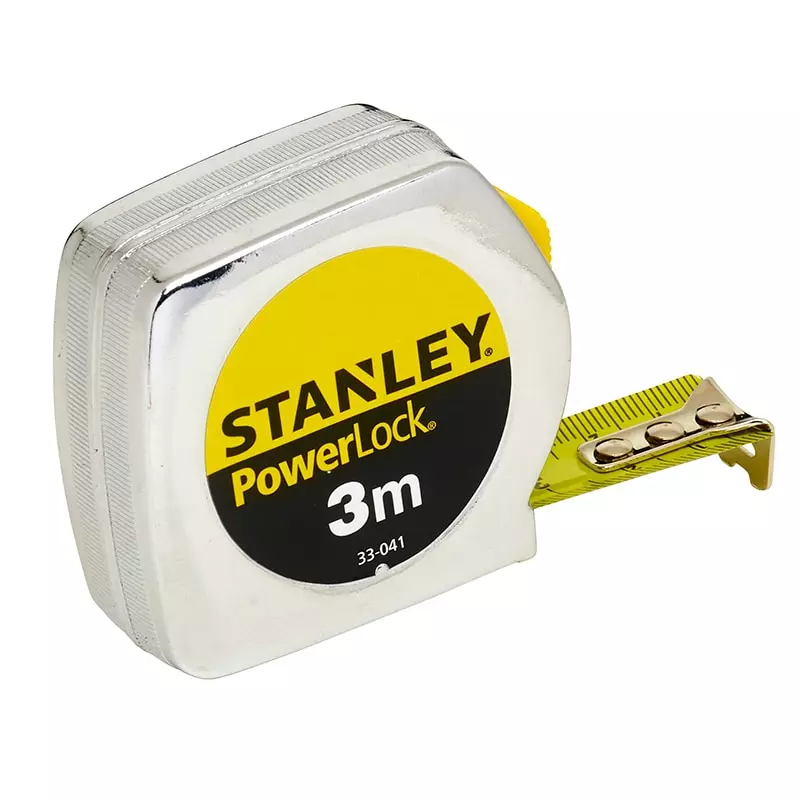 Mesure STANLEY Powerlock Classic Métal - 3m X 19 Mm - 0-33-041 1 Mesure STANLEY Powerlock Classic Métal - 3m X 19 Mm - 0-33-041