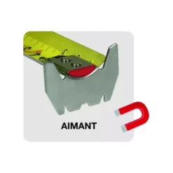 Mètre Ruban Black Bull METRICA - 0807 -Magasin D'outils Professionnels 08075 08078 2 2