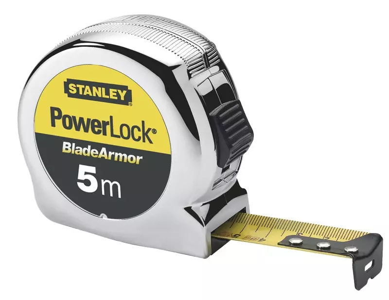 Mesure STANLEY Powerlock Blade Armor - 5m X 25 Mm - 0-33-514 1 Mesure STANLEY Powerlock Blade Armor - 5m X 25 Mm - 0-33-514