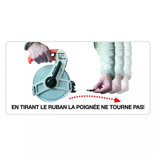 Mesure Longue Acier Super Action Plus METRICA 50m X 13mm - 39244V 2 Mesure Longue Acier Super Action Plus METRICA 50m X 13mm - 39244V – Image 2