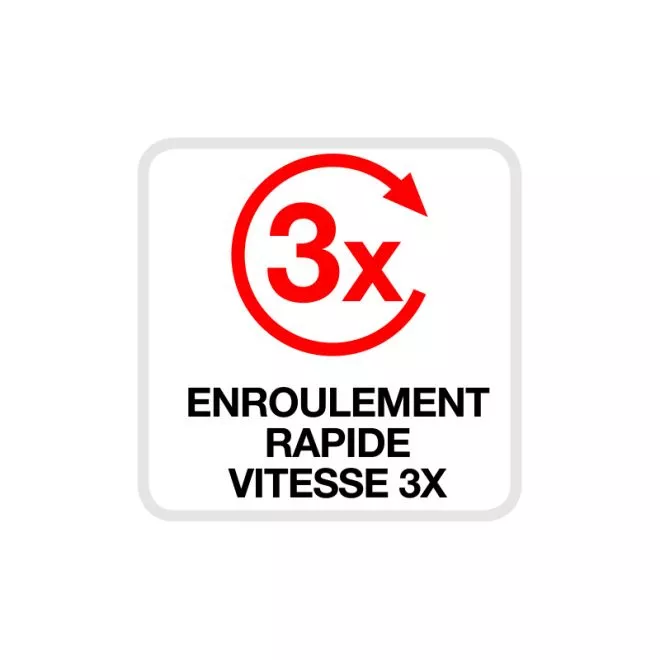 Mesure Longue Fibre Quick Return METRICA 100m X 13mm - 40027 2 Mesure Longue Fibre Quick Return METRICA 100m X 13mm - 40027 – Image 2