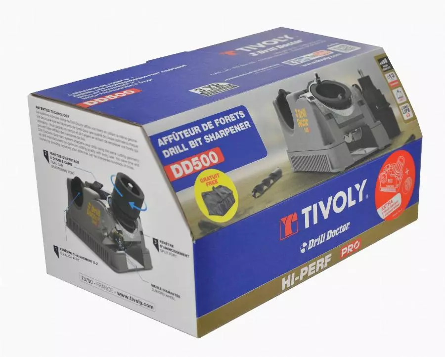 Affuteuse à Foret TIVOLY HSS DRILL DOCTOR 500X - 1111177500M 1 Affuteuse à Foret TIVOLY HSS DRILL DOCTOR 500X - 1111177500M