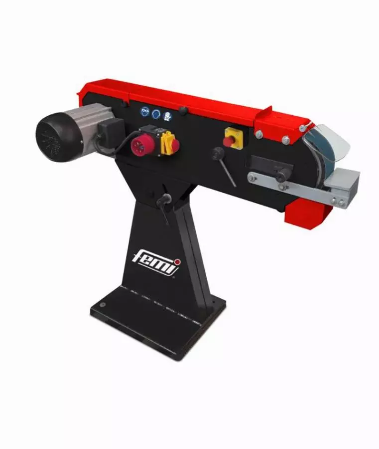 Ponceuse à Bande Horizontale FEMI Avec Socle - Triphasé 3000W Bande 75x2000 Mm - 8265030 1 Ponceuse à Bande Horizontale FEMI Avec Socle - Triphasé 3000W Bande 75x2000 Mm - 8265030