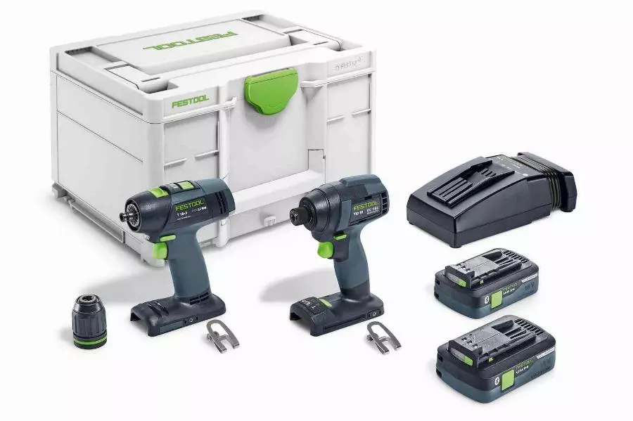 Set De Vissage Sans Fil TID 18 HPC 4.0 I-Set T18 FESTOOL - 577244 1 Set De Vissage Sans Fil TID 18 HPC 4.0 I-Set T18 FESTOOL - 577244