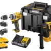 Kit 2 Outils XR 12V 3Ah Li-Ion Brushless DEWALT Perceuse-visseuse + Visseuse à Chocs - DCK2101L2T-QW