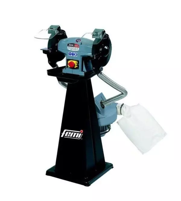 Touret FEMI 196/M - 450 W Triphasé - Ø 150x25x16 Mm - Meule Comprise - 8005132 2 Touret FEMI 196/M - 450 W Triphasé - Ø 150x25x16 Mm - Meule Comprise - 8005132 – Image 2