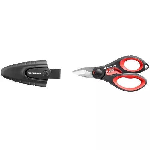 Ciseaux Bi-matière Gros Effort FACOM - 841A.3PB 1 Ciseaux Bi-matière Gros Effort FACOM - 841A.3PB