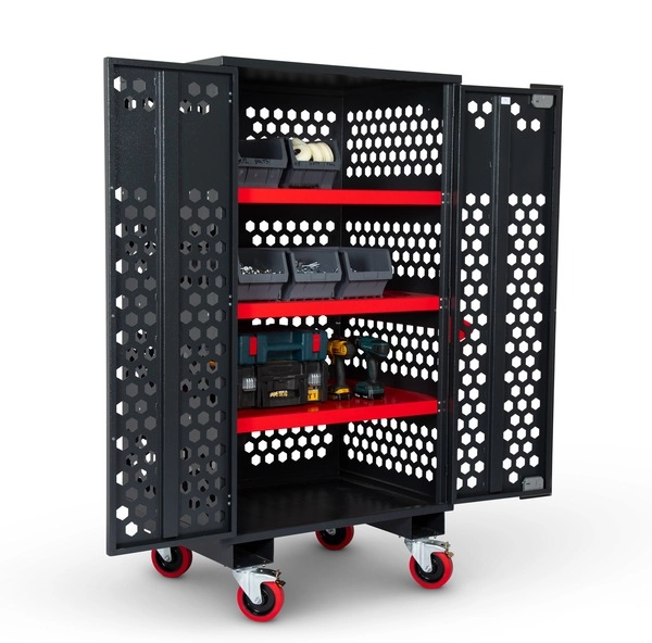 Armoire Mobile Grillagée Fittings Cabinet ARMORGARD 1000x750x1880 Mm - FC6 1 Armoire Mobile Grillagée Fittings Cabinet ARMORGARD 1000x750x1880 Mm - FC6