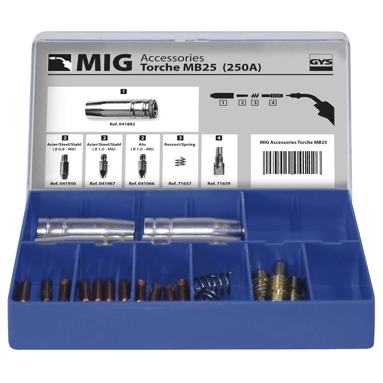 Coffret GYS Pour Torche MIG 250 A (MB25) - 041233 1 Coffret GYS Pour Torche MIG 250 A (MB25) - 041233