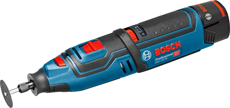 Meuleuse Droite BOSCH GRO 12V-35 - 2 Batteries 12V 2.0Ah, Chargeur, Coffret - 06019C5001 1 Meuleuse Droite BOSCH GRO 12V-35 - 2 Batteries 12V 2.0Ah, Chargeur, Coffret - 06019C5001