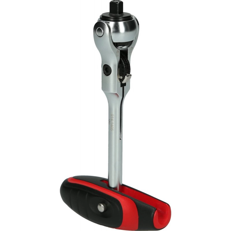 Cliquet Modifix 1/4'' à Tête Pivotante 72 Dents Et Poignée En T KSTOOLS - 914.1405-E 1 Cliquet Modifix 1/4'' à Tête Pivotante 72 Dents Et Poignée En T KSTOOLS - 914.1405-E