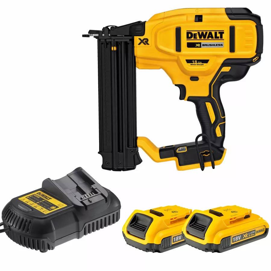 Cloueur De Finition 18V 2.0Ah DEWALT - 2 Batteries + Chargeur + Coffret - DCN680D2 2 Cloueur De Finition 18V 2.0Ah DEWALT - 2 Batteries + Chargeur + Coffret - DCN680D2 – Image 2