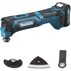 Découpeur-ponceur Multifonctions MAKITA 2 Batteries 10,8V 2.0 Ah, Chargeur, Coffret + Kit D'accessoires CXT - TM30DSAEX1