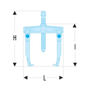 Extracteur 3 Griffes Longues 25-260 Mm FACOM - U.20B 1 Extracteur 3 Griffes Longues 25-260 Mm FACOM - U.20B