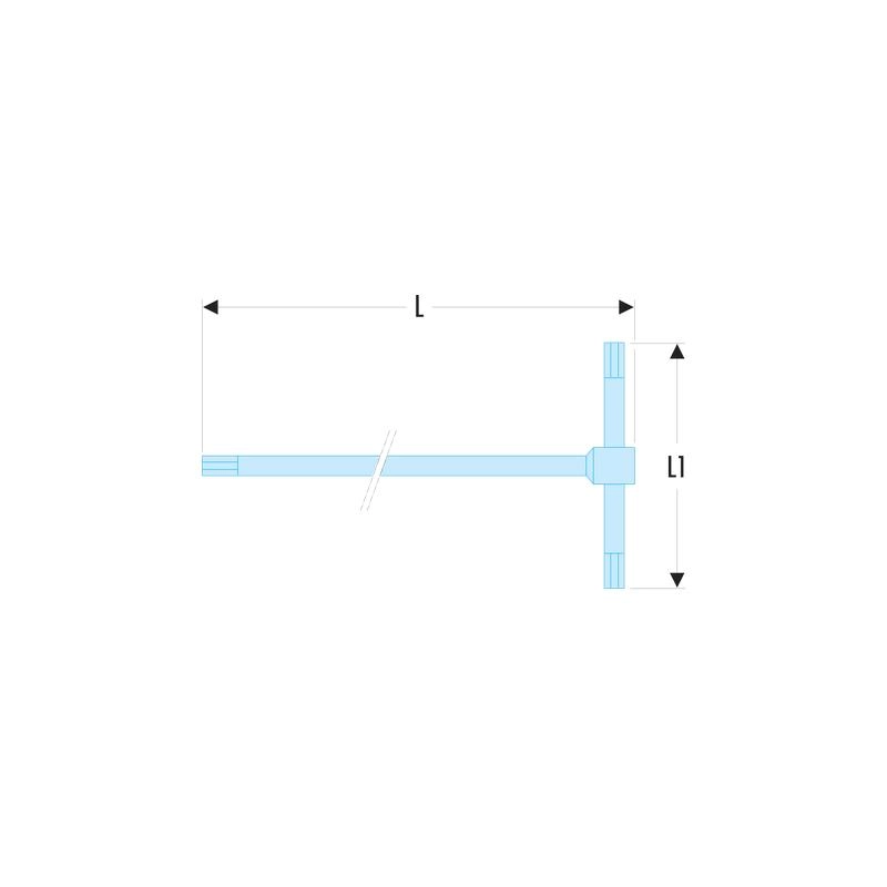 Clé Mâle En T FACOM 5 Mm - 84TC.5 1 Clé Mâle En T FACOM 5 Mm - 84TC.5
