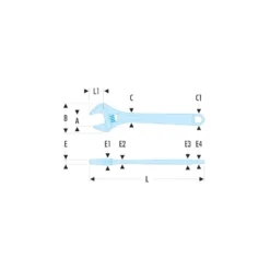 Clé à Molette 12" FACOM Réglage Rapide - Lg.301 Ouv. 41 Mm - 101.12G