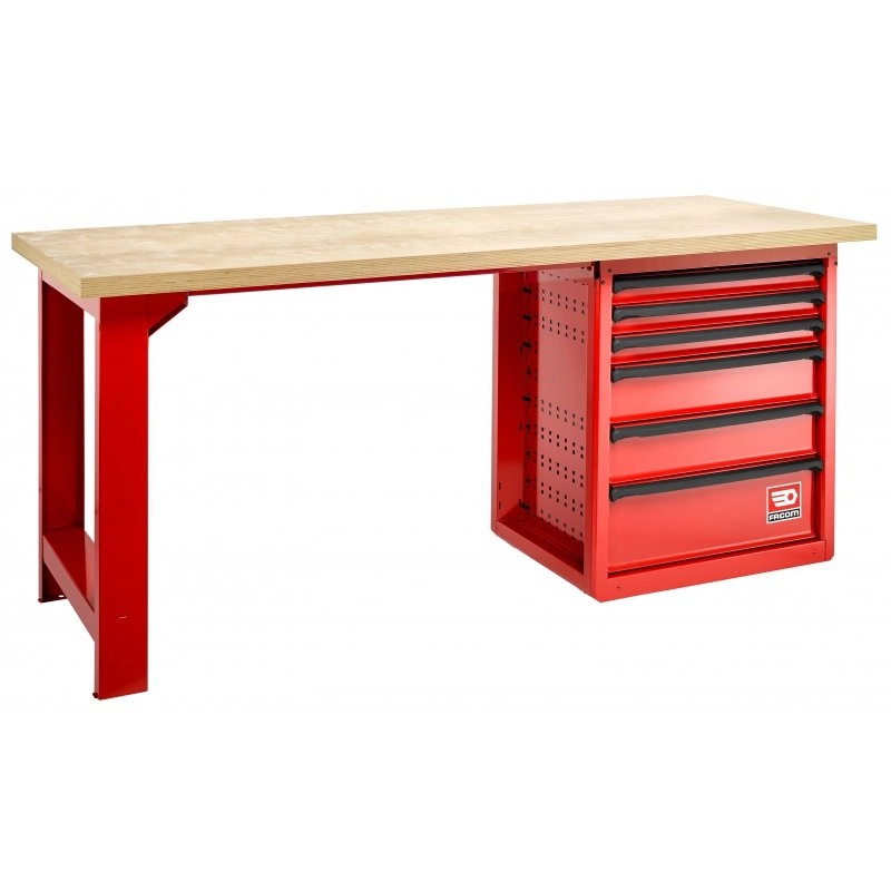 Etabli Roll 2 M FACOM Plateau Bois - 2000.ROLL6M3WPF 1 Etabli Roll 2 M FACOM Plateau Bois - 2000.ROLL6M3WPF