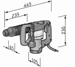 Marteau DH 5 SDS Max FLEX - En L-Boxx - 365920 7 Marteau DH 5 SDS Max FLEX - En L-Boxx - 365920 -Magasin D'outils Professionnels FLE00027 2