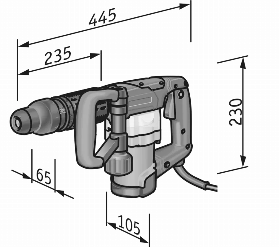 Marteau DH 5 SDS Max FLEX - En L-Boxx - 365920 2 Marteau DH 5 SDS Max FLEX - En L-Boxx - 365920 – Image 2