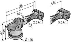 Polisseuse Excentrique 18V XCE 8 125 18.0-EC FLEX - Sans Batterie Ni Chargeur - En L-Boxx - 459070 5 Polisseuse Excentrique 18V XCE 8 125 18.0-EC FLEX - Sans Batterie Ni Chargeur - En L-Boxx - 459070 -Magasin D'outils Professionnels FLE00115 8
