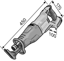 Scie Sabre Pendulaire 18V RSP DW 18.0-EC FLEX - En Coffret Sans Batterie Ni Chargeur - 466964 8 Scie Sabre Pendulaire 18V RSP DW 18.0-EC FLEX - En Coffret Sans Batterie Ni Chargeur - 466964 -Magasin D'outils Professionnels FLE00133 4