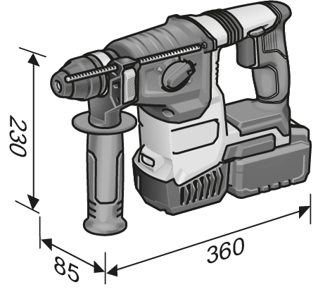 Marteau 18V CHE 2-26 18.0-EC C FLEX - Sans Batterie Ni Chargeur - Accessoires - 491314 4 Marteau 18V CHE 2-26 18.0-EC C FLEX - Sans Batterie Ni Chargeur - Accessoires - 491314 – Image 4
