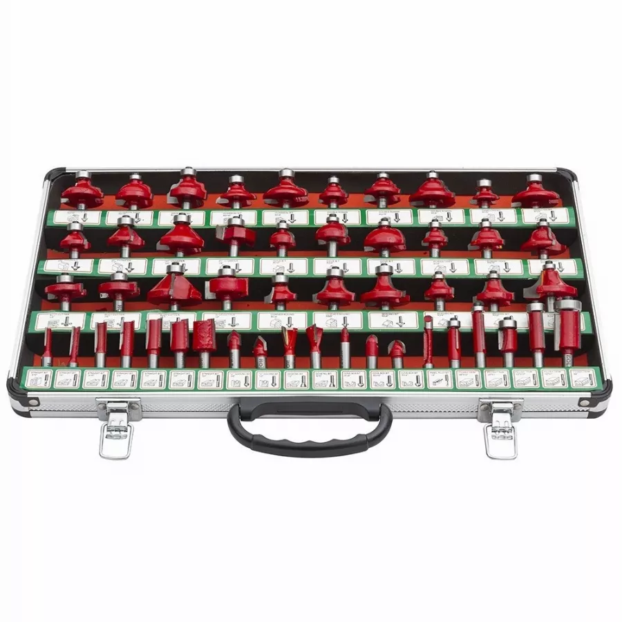 Coffret De 50 Fraises HOLZMANN Pour Défonceuse - OFS50 1 Coffret De 50 Fraises HOLZMANN Pour Défonceuse - OFS50