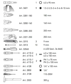Coffret D'outils Pro-Line 1/4" KRAFTWERK 123 Pièces - 3944 -Magasin D'outils Professionnels KRA00051 2