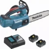 Tronçonneuse D'élagage 18 V Li-Ion 5 Ah 25 Cm MAKITA - 2 Batteries Et Chargeur - DUC254RT2