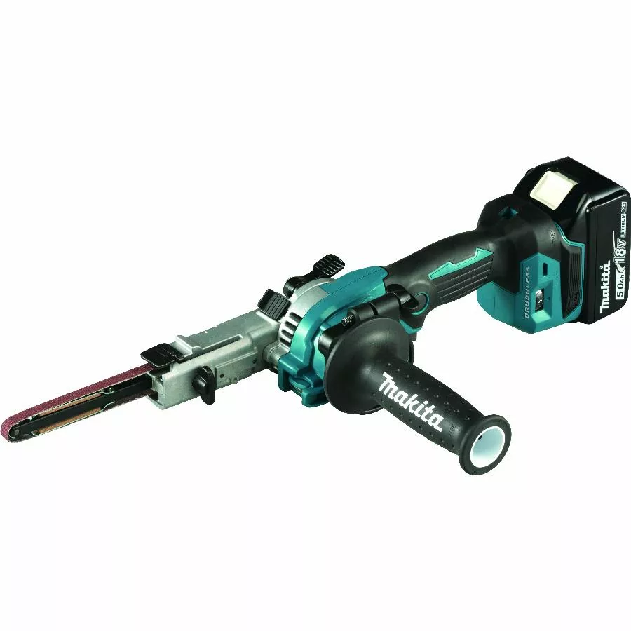 Ponceuse à Bande 18V Li-Ion 5 Ah 9 X 533 Mm MAKITA - DBS180RTJ 1 Ponceuse à Bande 18V Li-Ion 5 Ah 9 X 533 Mm MAKITA - DBS180RTJ