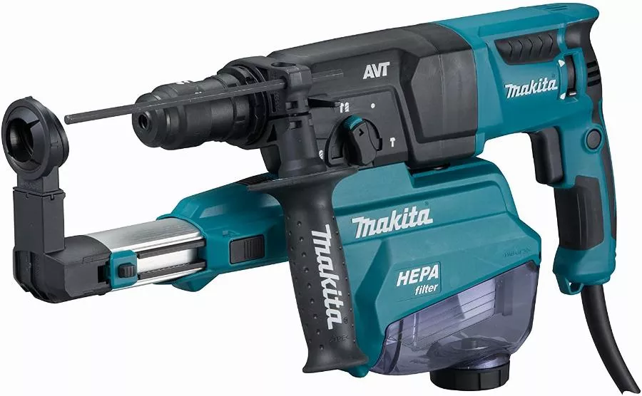 Perforateur Burineur 800W 26 Mm 2,4J MAKITA + Kit Aspiration-décollage - HR2653TJ14 1 Perforateur Burineur 800W 26 Mm 2,4J MAKITA + Kit Aspiration-décollage - HR2653TJ14
