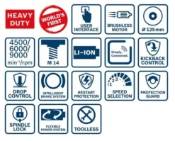 Meuleuse Angulaire BOSCH GWS 18V-10SC Professional Solo Click & Go - Sans Batterie Ni Chargeur - 06019G340B 7 Meuleuse Angulaire BOSCH GWS 18V-10SC Professional Solo Click & Go - Sans Batterie Ni Chargeur - 06019G340B -Magasin D'outils Professionnels MNA50063 3