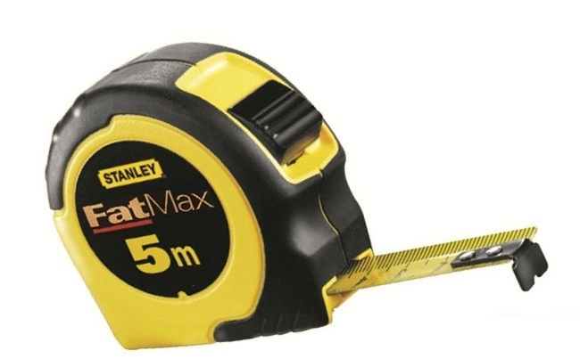 Mêtre Dynagrip Stanley 5mx19 Mm Fatmax + Une Carte De 2 Marqueurs 1 Mêtre Dynagrip Stanley 5mx19 Mm Fatmax + Une Carte De 2 Marqueurs