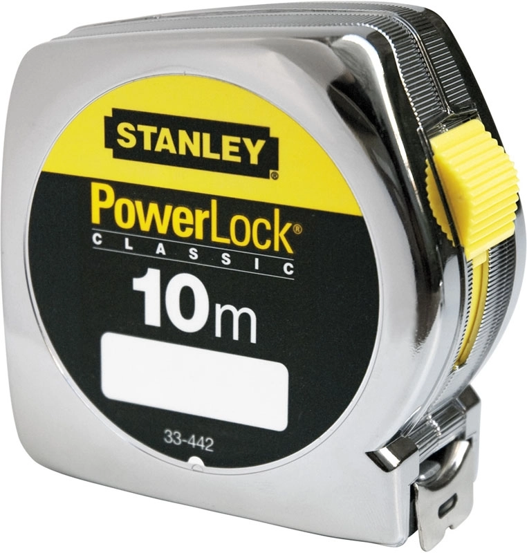 Mètre Powerlock Classic STANLEY 10 M X 25 Mm -1-33-442 1 Mètre Powerlock Classic STANLEY 10 M X 25 Mm -1-33-442