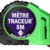 Mètre Traçeur 5m + 10 Mines édition Whiteline JSTH - Blanc - MT5-B