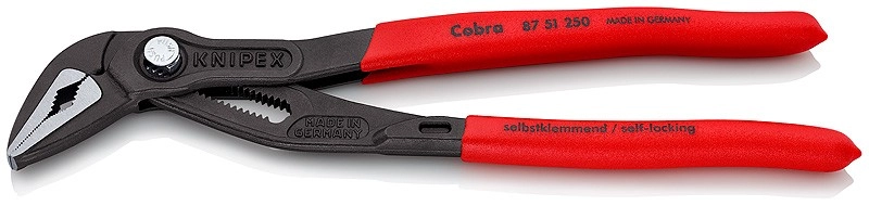 Pince Multiprise Cobra KNIPEX Tête Effilée - Longueur : 250 Mm - Ouverture 34 Mm - 8751250 1 Pince Multiprise Cobra KNIPEX Tête Effilée - Longueur : 250 Mm - Ouverture 34 Mm - 8751250