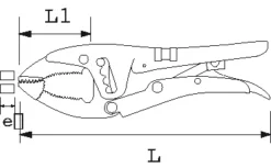 Pince Etau Type Americaine 135 Mm SAM - 21115 -Magasin D'outils Professionnels SAM01091 5