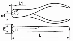 Pince Coupante En Bout Bimatiere Avec Ressort 160 Mm SAM - 230R16GFME -Magasin D'outils Professionnels SAM01168 5