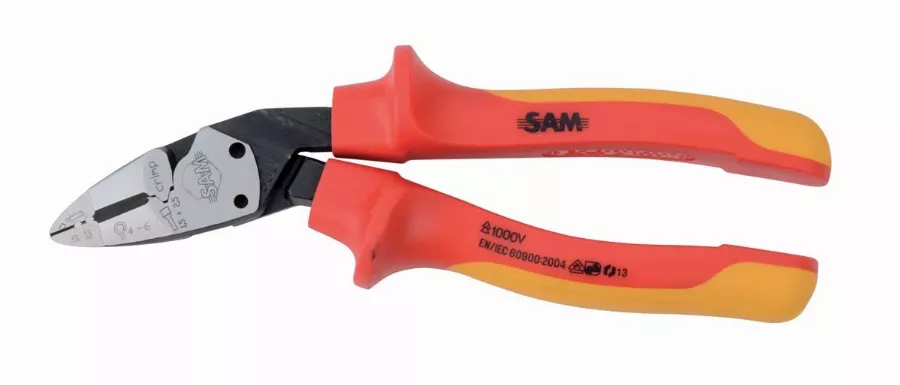 Pince Coupante Diagonale Isolee 1000 Volts Multi Fonctions SAM - 25018TI 1 Pince Coupante Diagonale Isolee 1000 Volts Multi Fonctions SAM - 25018TI