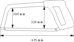 Scie A Metaux Poignée Confort SAM - 792 -Magasin D'outils Professionnels SAM02805 5