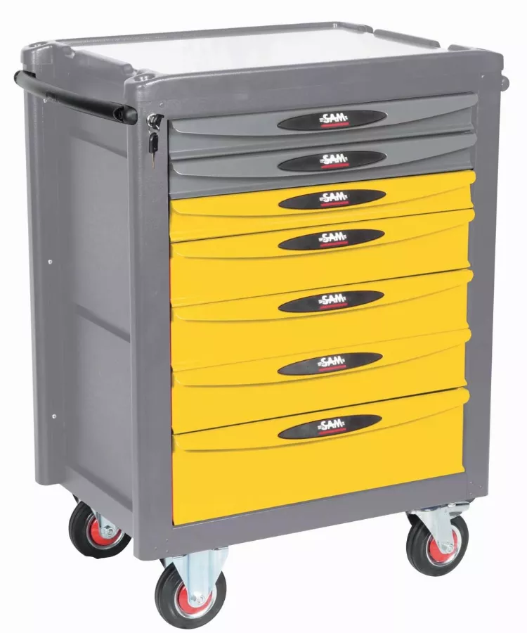 Servante D'atelier Renault 7 Tiroirs SAM - SERVI740R 2 Servante D'atelier Renault 7 Tiroirs SAM - SERVI740R – Image 2