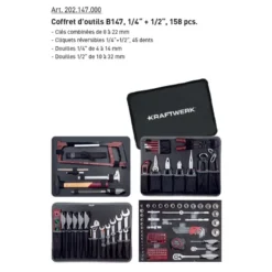 Coffret Outillage 158 Pièces KRAFTWERK - 202.147.000