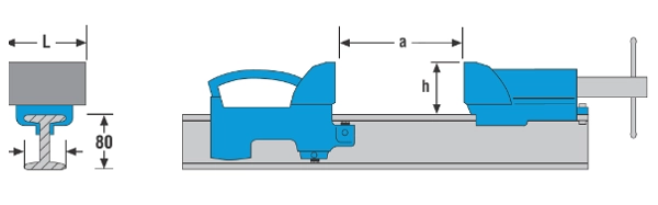 Serre Joint Dormant URKO - IPN "I" 80x42mm - Serrage 2000mm - 875 4 Serre Joint Dormant URKO - IPN "I" 80x42mm - Serrage 2000mm - 875 – Image 4