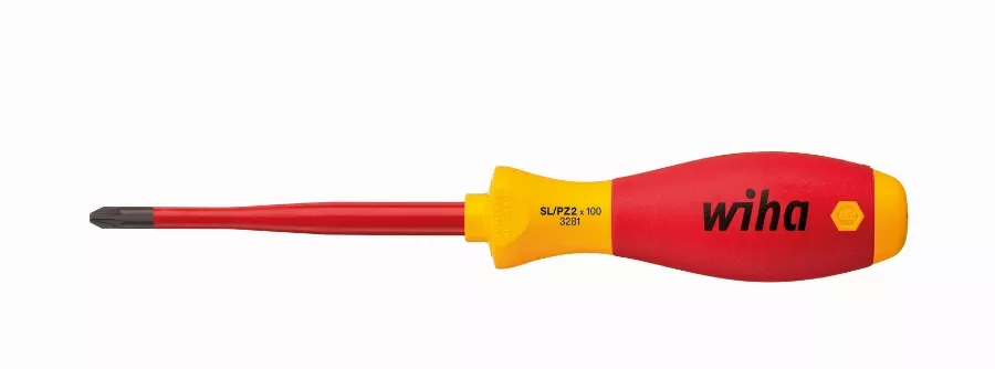 Tournevis Softfinish Slimfix PlusMinus WIHA Pozidriv SL/PZ 2x100 - 36330 1 Tournevis Softfinish Slimfix PlusMinus WIHA Pozidriv SL/PZ 2x100 - 36330
