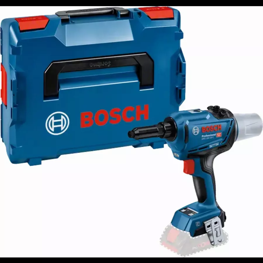 Riveteuse BOSCH GRG 18V-16 C Solo L-BOXX - Sans Batterie, Ni Chargeur - 06019K5002 1 Riveteuse BOSCH GRG 18V-16 C Solo L-BOXX - Sans Batterie, Ni Chargeur - 06019K5002