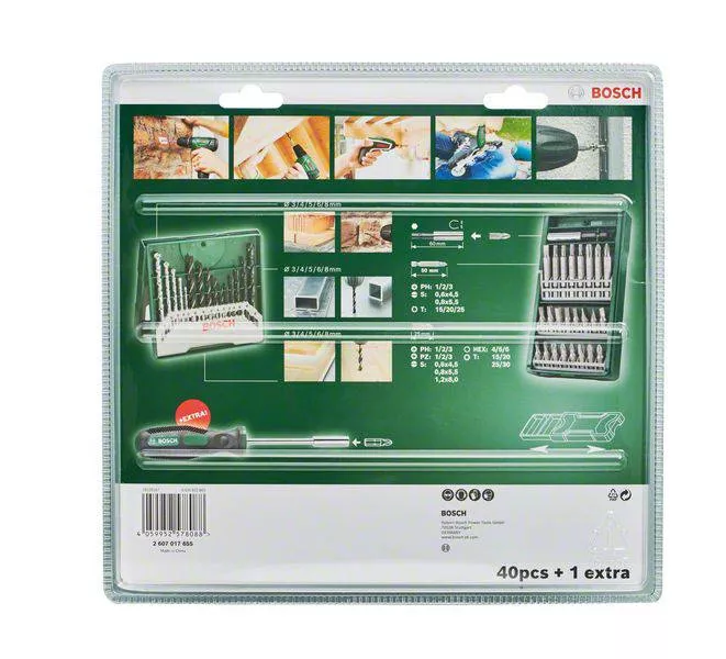 Jeu De 41 Embouts + Tournevis Porte-embout Mini X-Lin BOSCH - 2607017655 2 Jeu De 41 Embouts + Tournevis Porte-embout Mini X-Lin BOSCH - 2607017655 – Image 2