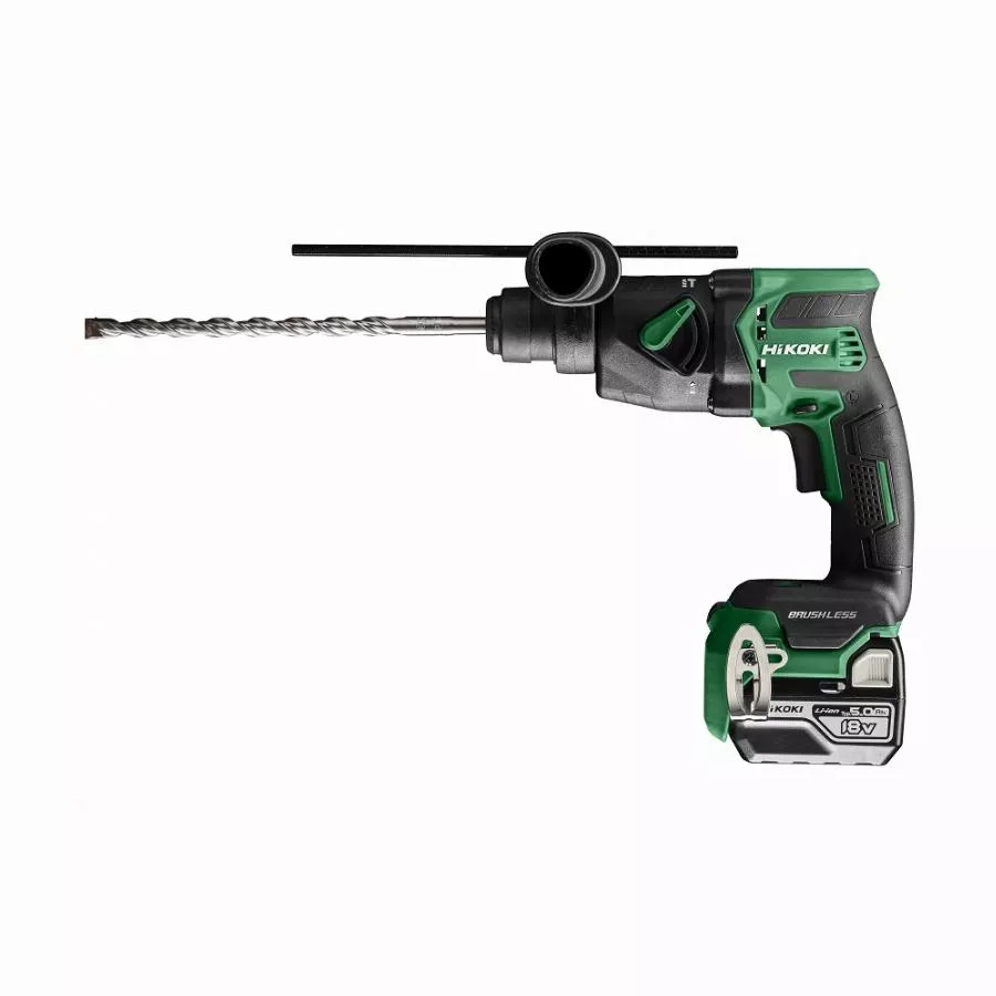 Perforateur SDS+ 18 Mm Brushless 18V HIKOKI 5Ah Compact Li-Ion 1.3J - DH18DPBWPZ 1 Perforateur SDS+ 18 Mm Brushless 18V HIKOKI 5Ah Compact Li-Ion 1.3J - DH18DPBWPZ