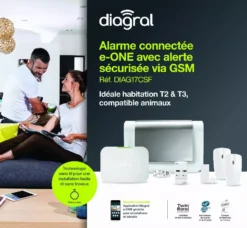 Pack Alarme DIAGRAL Précision GSM - DIAG17CSF