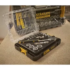 COFFRET DE DOUILLES STAKBOX M - 3/8’’ STANLEY JEU DE 18 PCS - FATMAX - FMMT98102-0 -Magasin D'outils Professionnels fmmt98102 0 a6 1