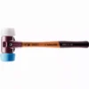 Maillet HALDER SIMPLEX TPE Souple/ Superplastique Avec Boîtier En Fonte Malléable Et Manche En Bois De Haute Qualité - D=50 Mm - 3017.051